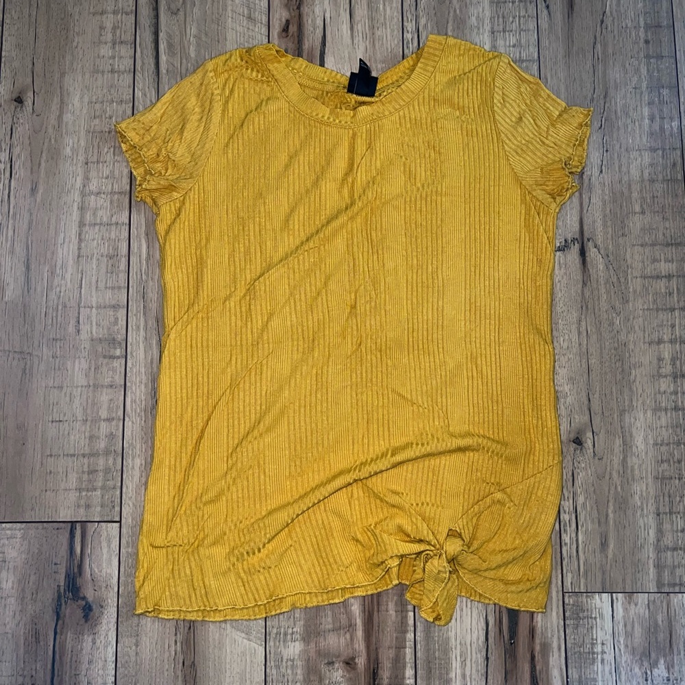 mustard color top